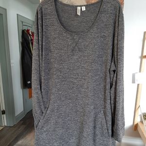 Great gray sweatshirt dress